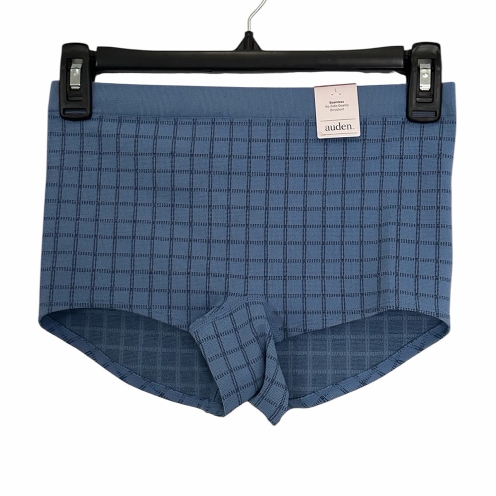 Auden Women’s Seemless Boy Shorts - Underwear - Blue - Size Large - NWT